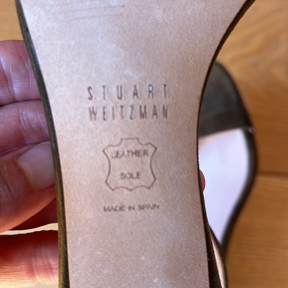 Stuart Weitzman Suede Sandal Size 6 - Picture 7 of 9